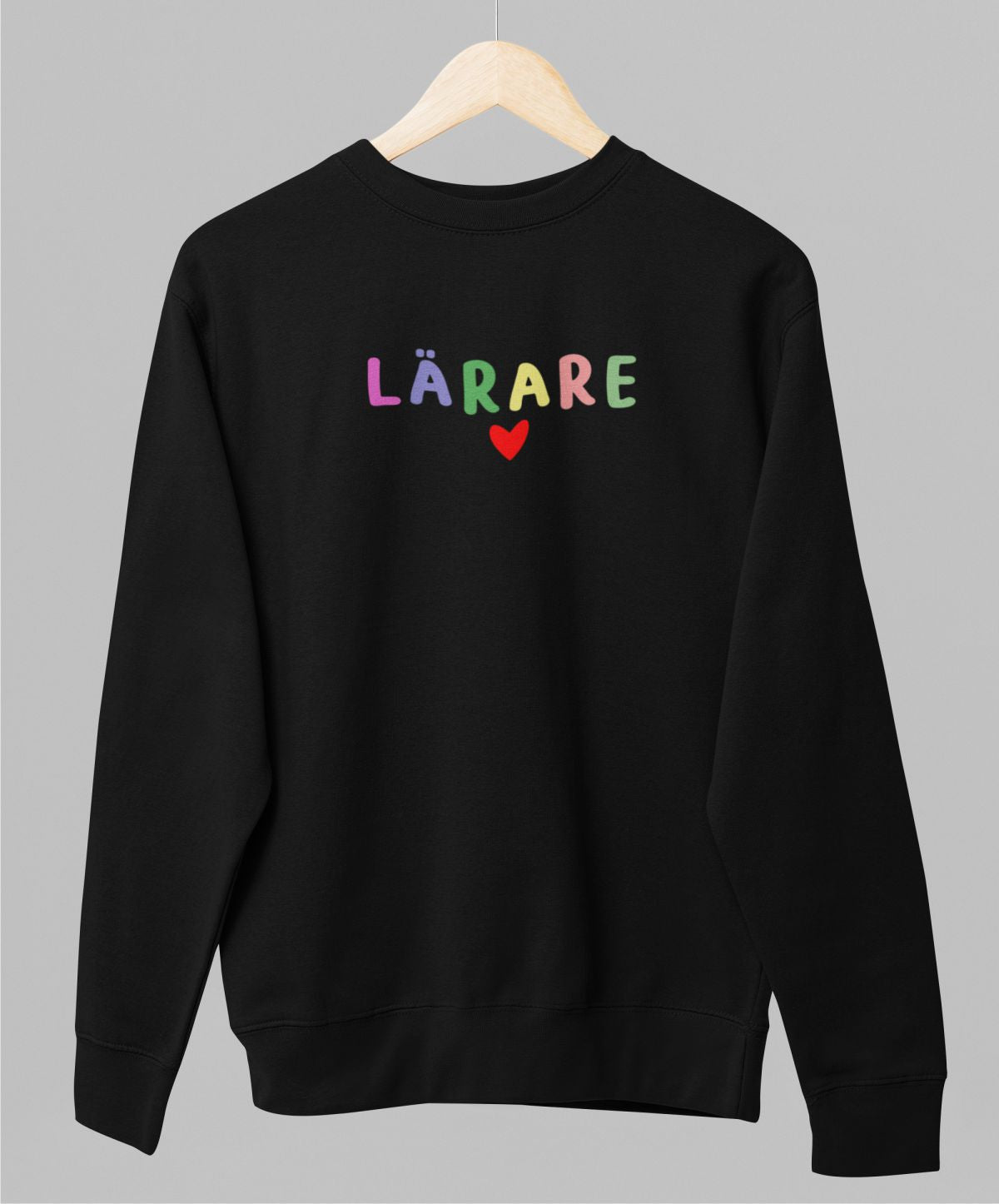 Svart UNISEX tröja “Lärare”