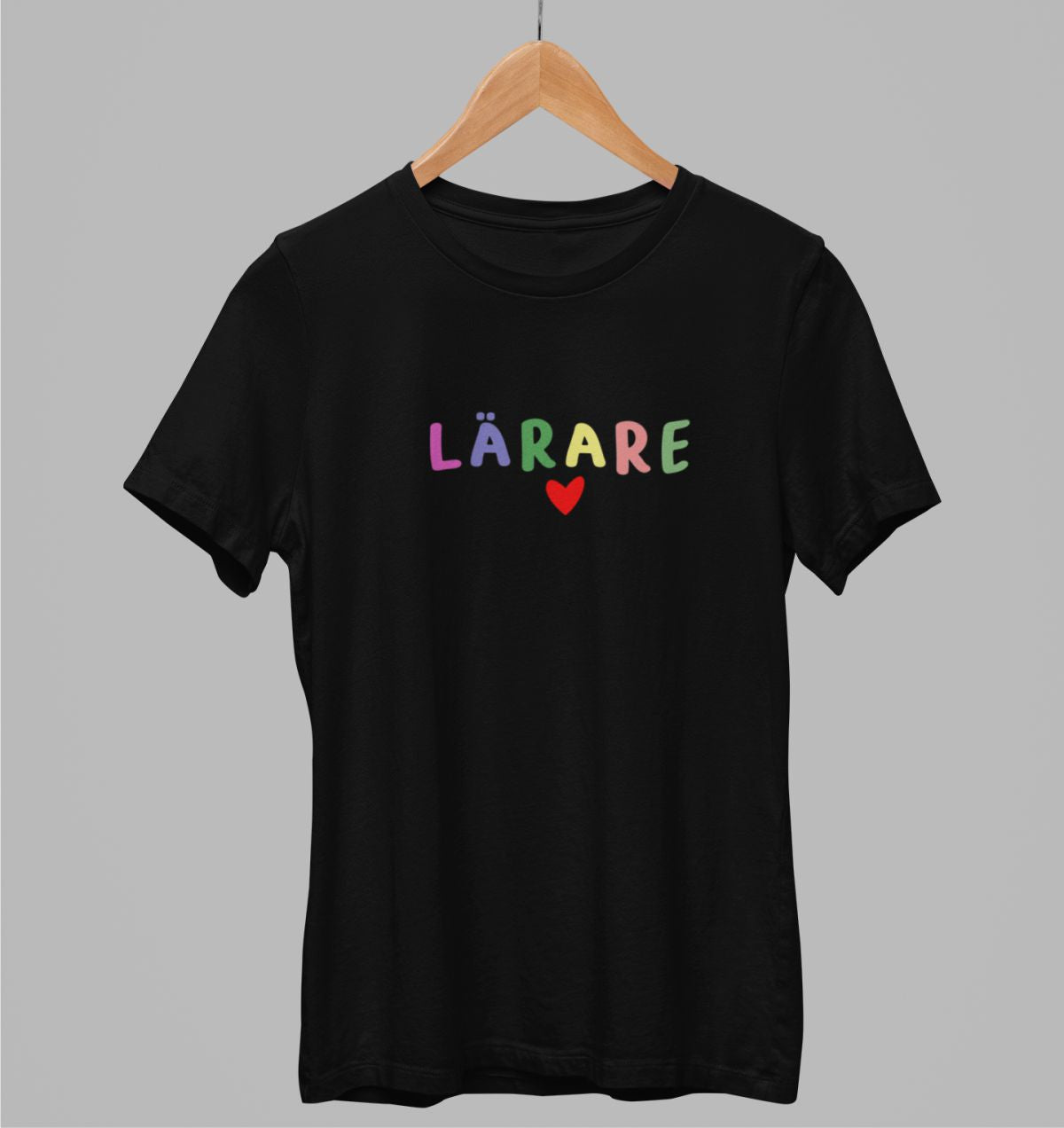 Svart UNISEX T-shirt “Lärare”