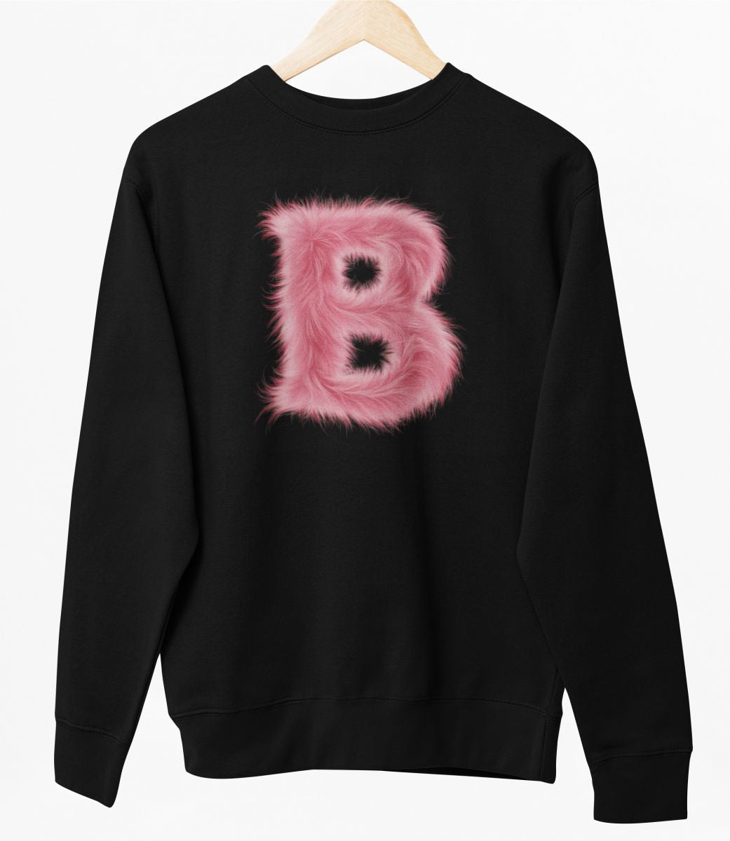 Svart UNISEX tröja “B Buchstabe”