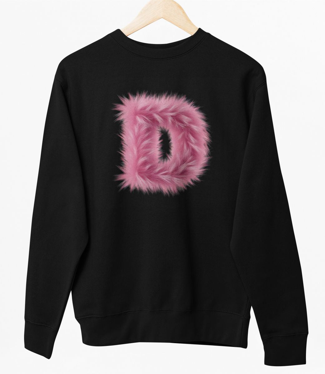 Svart UNISEX tröja “D Buchstabe”