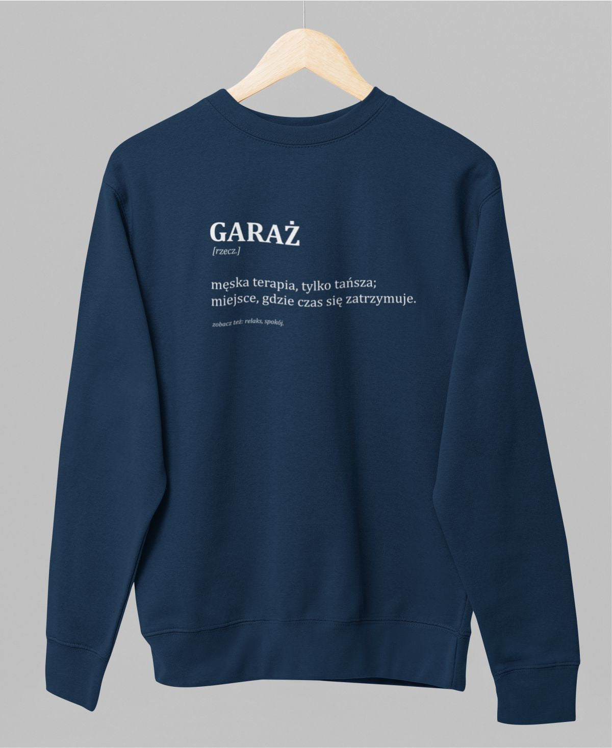 Blå UNISEX tröja GARAŻ