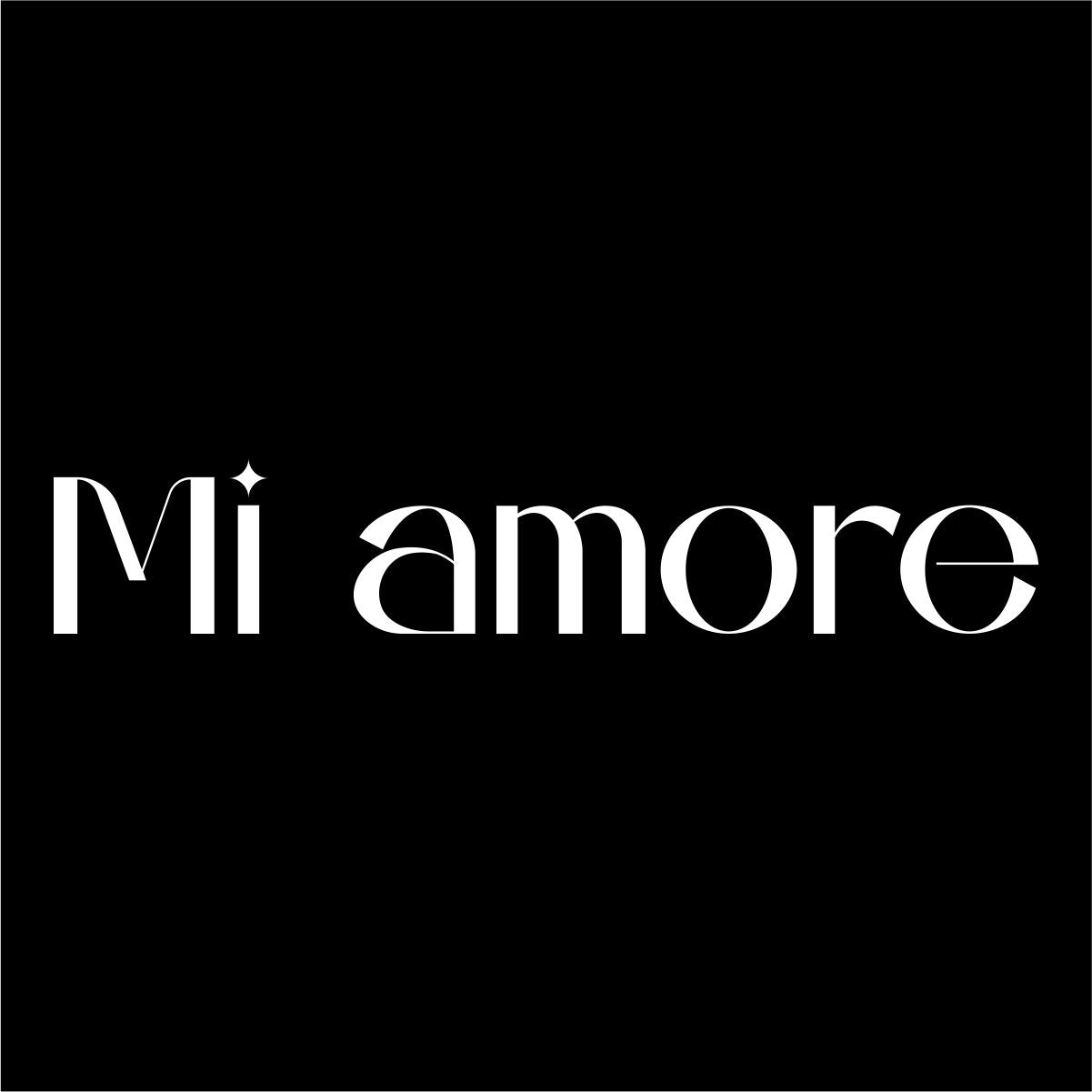 Svart UNISEX tröja “Mi Amore”