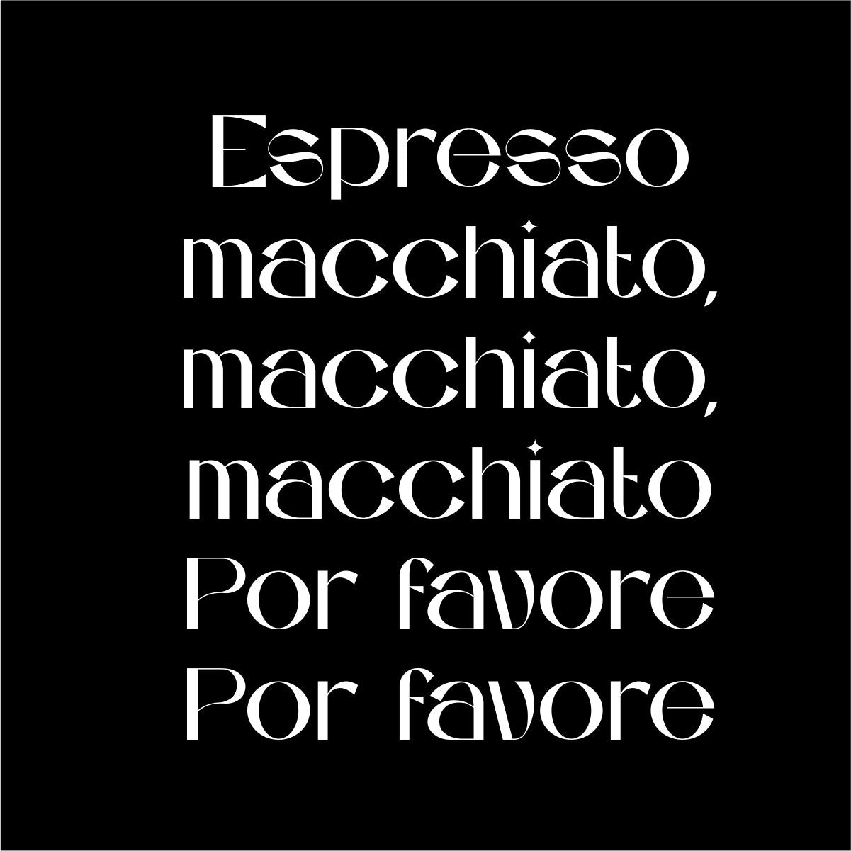 Svart UNISEX T-shirt Espresso