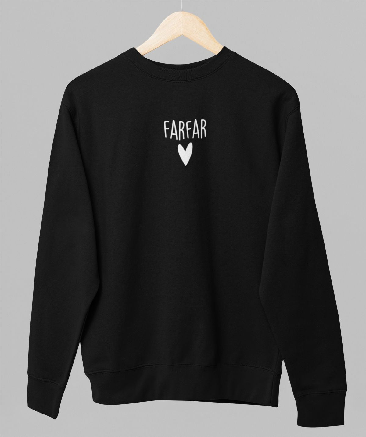 Svart UNISEX tröja “Farfar”