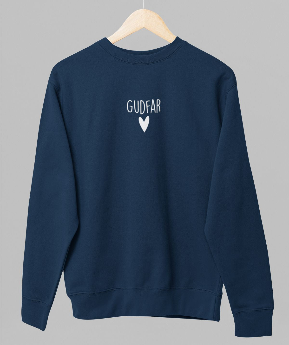 Blå UNISEX tröja “Gudfar”