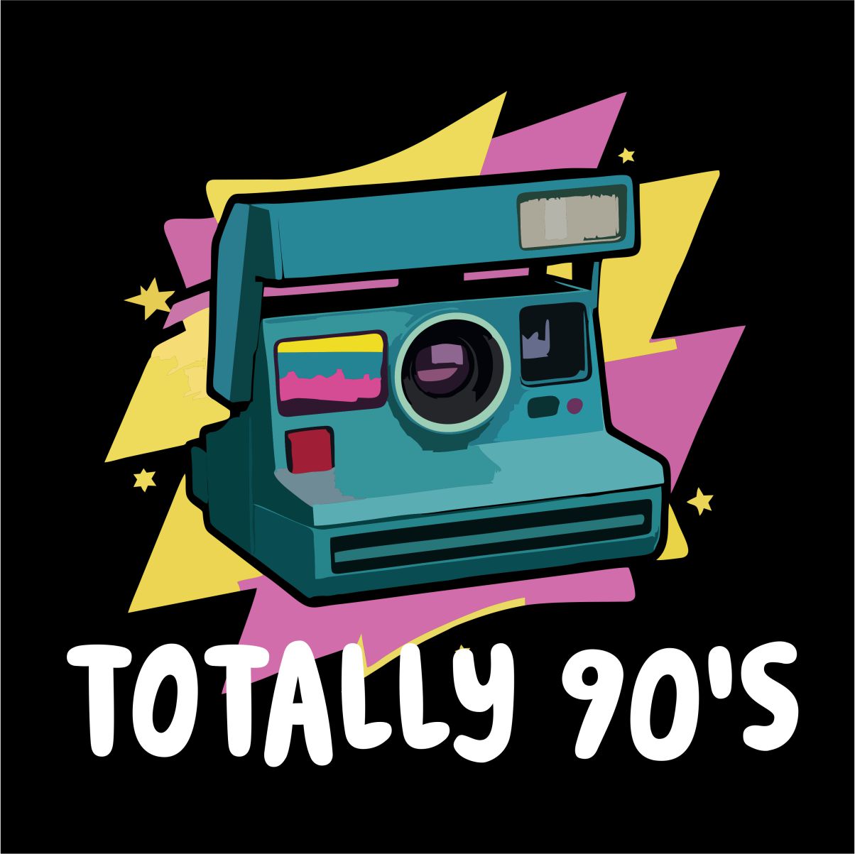 Svart UNISEX sweatshirt ”Totally 90's”