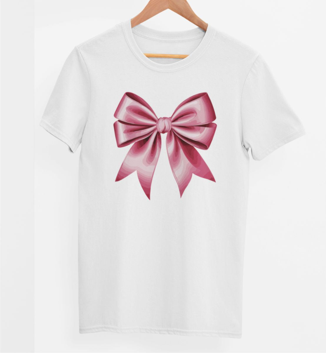 Vit UNISEX T-shirt “Schleife”