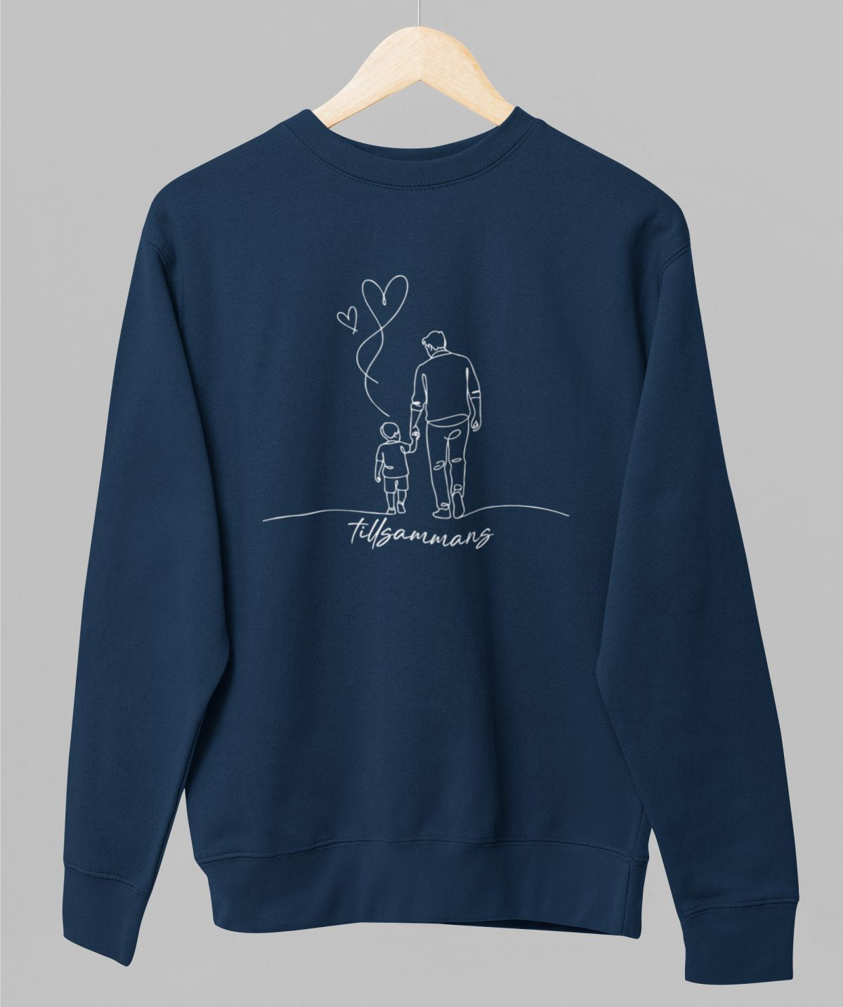 Blå UNISEX tröja “Tillsammans”