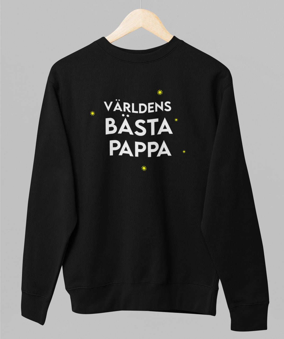 Svart UNISEX tröja “Världens bästa pappa”