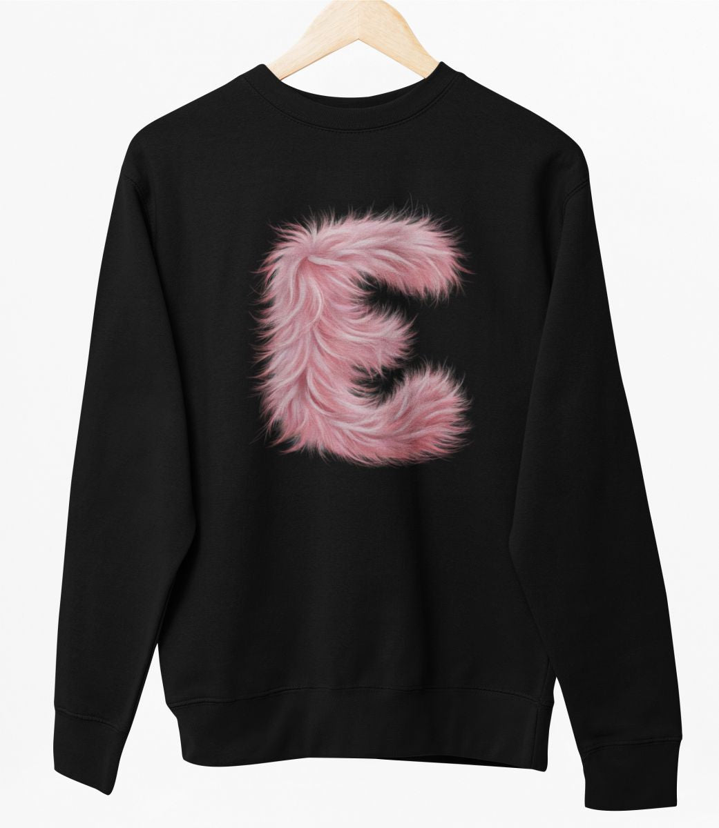 Svart UNISEX tröja “E Buchstabe”