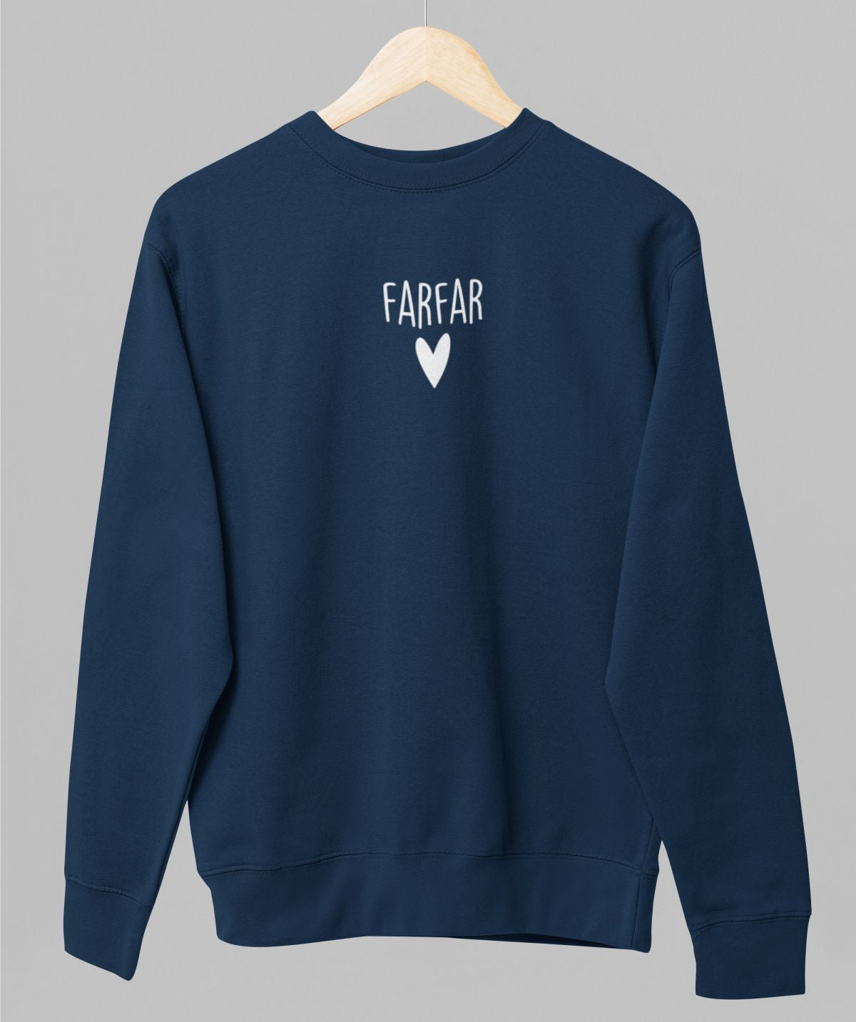 Blå UNISEX tröja “Farfar”