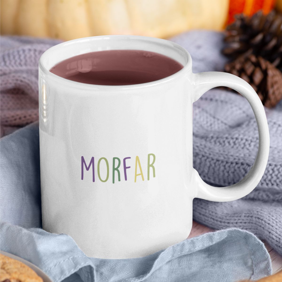 Mugg "Färgglad morfar"