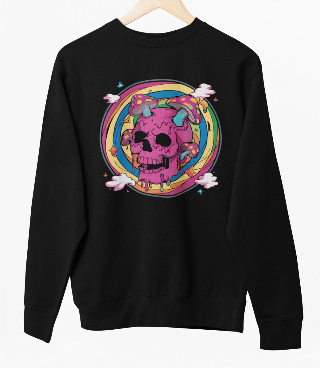 Svart UNISEX tröja “Rosa Himmel”