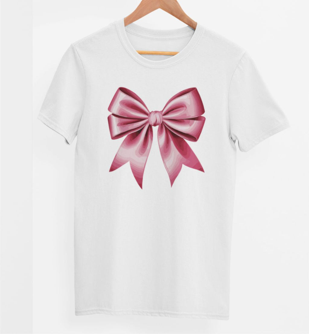 Vit UNISEX T-shirt “Schleife”