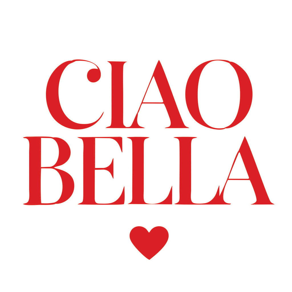 Vit UNISEX T-shirt “CIAO BELLA”