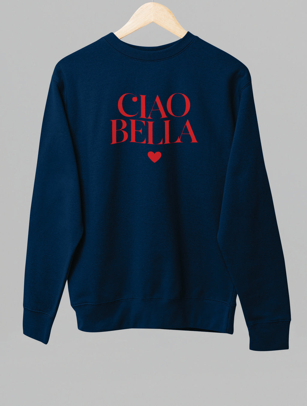Blå UNISEX tröja “CIAO BELLA”