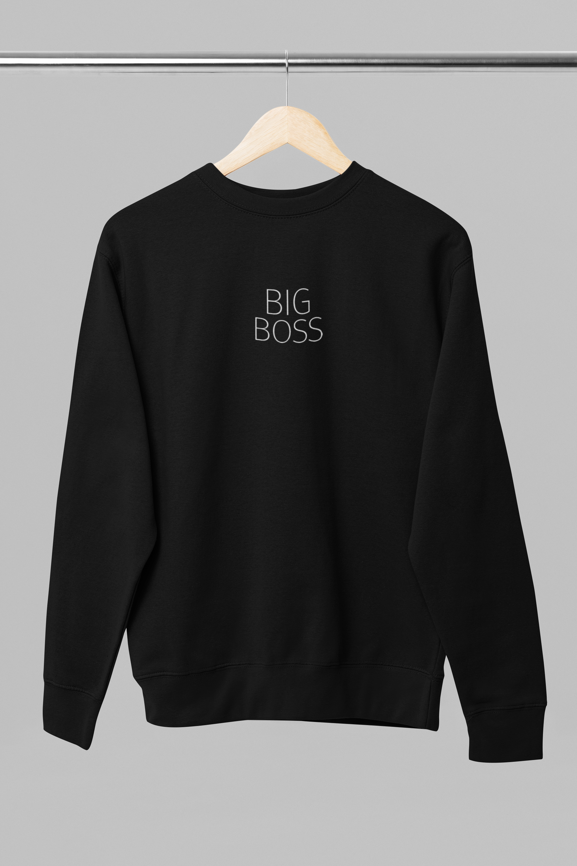 Svart UNISEX tröja “Big Boss"